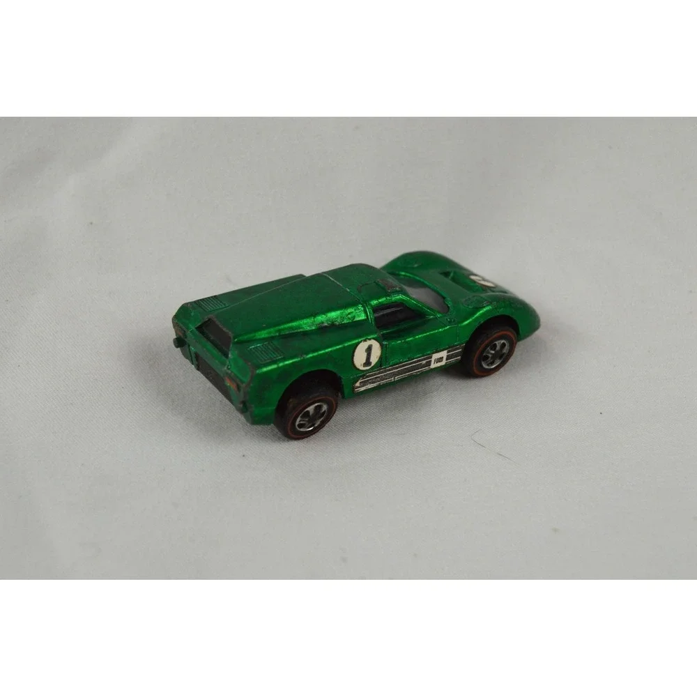 Redline Hot Wheels 1967 Ford J-Car Green #7 Spectraflame Vintage